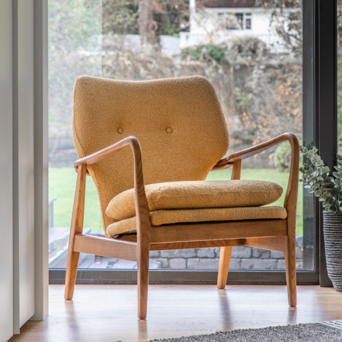 Gallery Gallery Jensen Armchair Ochre