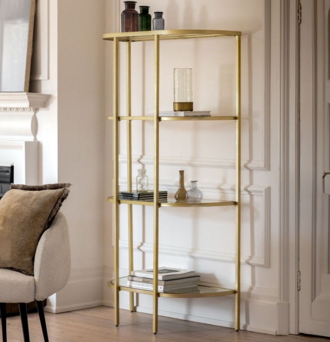 Gallery Gallery Hudson Display Unit Champagne