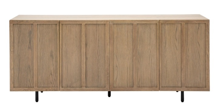 Gallery Gallery Panelled 4 Door Sideboard