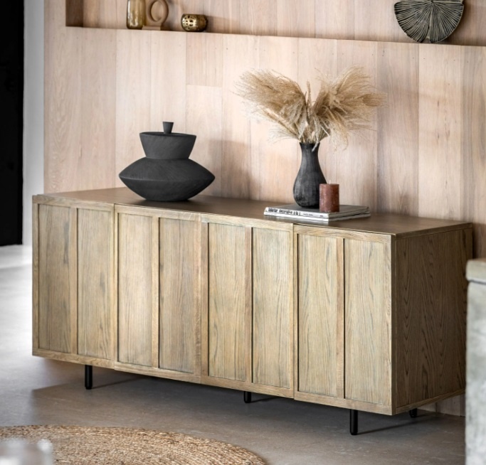 Gallery Gallery Panelled 4 Door Sideboard