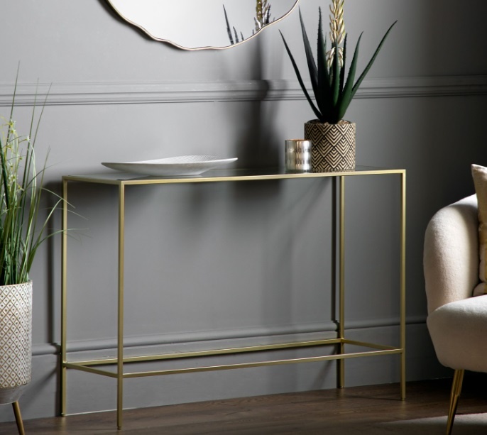 Gallery Gallery Rothbury Console Table Champagne