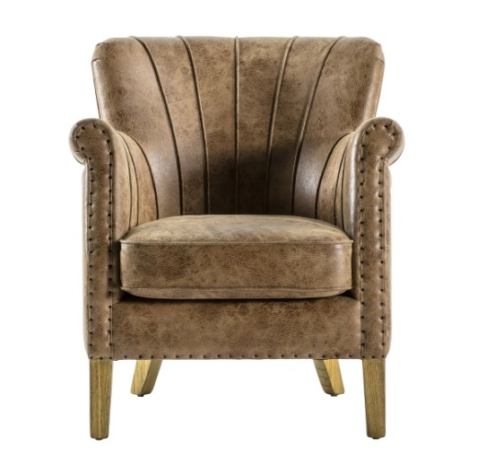 Gallery Gallery Hickman Armchair Brown Leather