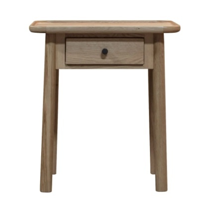 Gallery Gallery Kingham 1 Drawer Side Table Oak