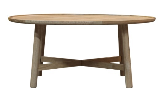 Gallery Gallery Kingham Round Coffee Table Oak