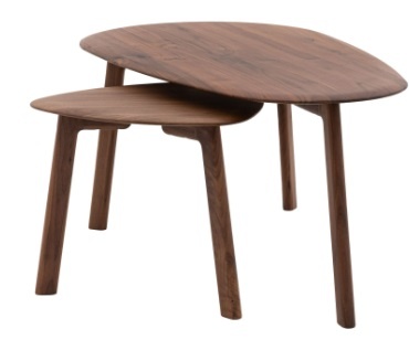 Gallery Gallery Madrid Coffee Table Nest Walnut