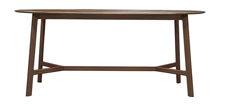 Gallery Gallery Madrid Oval Dining Table Walnut