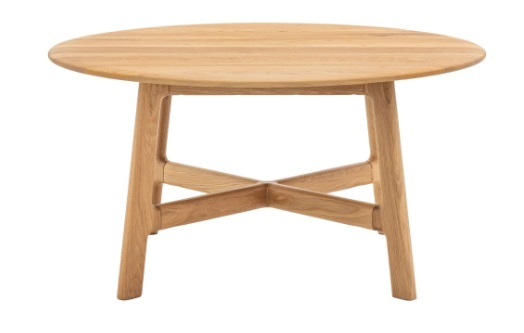 Gallery Gallery Madrid Round Coffee Table Oak