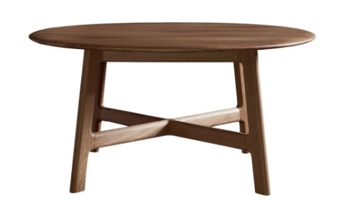 Gallery Gallery Madrid Round Coffee Table Walnut