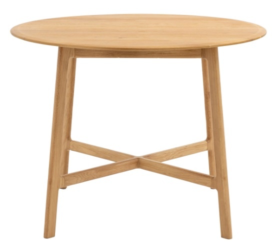 Gallery Gallery Madrid Round Dining Table Oak