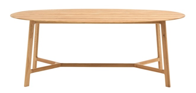 Gallery Gallery Madrid Oval Dining Table Oak