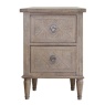 Gallery Gallery Mustique 2 Drawer Bedside Table