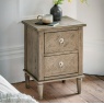 Gallery Gallery Mustique 2 Drawer Bedside Table