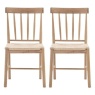 Gallery Eton Dining Chair Natural (PAIR)