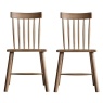 Gallery Kingham Dining Chair Oak (PAIR)