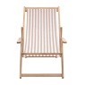 Gallery Brentham Deck Chair Clay Stripe