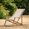 Gallery Brentham Deck Chair Clay Stripe