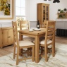 Woodfield Oak 1.0M Butterfly Extending Table