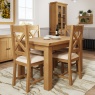 Woodfield Oak 1.25M Butterfly Extending Table