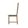 Brenthams Simplicity Woodfield Oak Cross Back Chair Wooden Seat