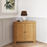 Woodfield Oak Corner Cabinet