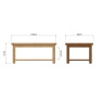 Brenthams Simplicity Woodfield Oak Coffee Table