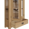 Brenthams Simplicity Woodfield Oak Display Cabinet