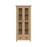 Brenthams Simplicity Woodfield Oak Display Cabinet