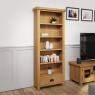 Brenthams Simplicity Woodfield Oak Medium Bookcase