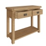 Brenthams Simplicity Woodfield Oak Medium Console Table