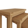 Brenthams Simplicity Woodfield Oak Nest Of 3 Tables