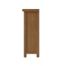 Brenthams Simplicity Woodfield Oak Narrow Bookcase