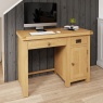 Brenthams Simplicity Woodfield Oak Single Computer Desk