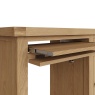 Brenthams Simplicity Woodfield Oak Single Computer Desk