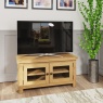 Brenthams Simplicity Woodfield Oak Standard TV Unit (With Glass Doors)