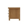 Brenthams Simplicity Woodfield Oak Standard TV Unit (With Glass Doors)