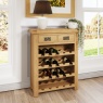 Woodfield Oak Small Wine Rack