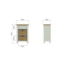 Brenthams Simplicity Ludlow 1 Drawer 2 Basket Unit