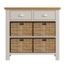 Brenthams Simplicity Ludlow 2 Drawer 4 Basket Unit