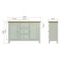 Brenthams Simplicity Ludlow Large Sideboard