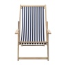 Gallery Brentham Deck Chair Navy Stripe