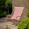 Brentham Deck Chair Red Stripe