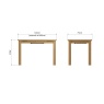 Brenthams Simplicity Lynwood 1.2M Extending Table