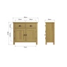 Brenthams Simplicity Lynwood Small Sideboard