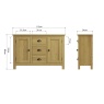 Brenthams Simplicity Lynwood Large Sideboard