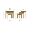 Brenthams Simplicity Lynwood Nest Of 3 Tables