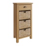 Brenthams Simplicity Lynwood 1 Drawer 3 Basket Unit