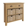 Brenthams Simplicity Lynwood 2 Drawer 4 Basket Unit