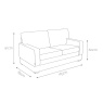 Jay-Be Sofa Beds Jay-Be Urban 2 Seater Sofa Bed