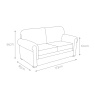 Jay-Be Sofa Beds Jay-Be Heritage 2 Seater Sofa Bed