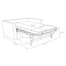 Jay-Be Sofa Beds Jay-Be Elegance 3 Seater Sofa Bed